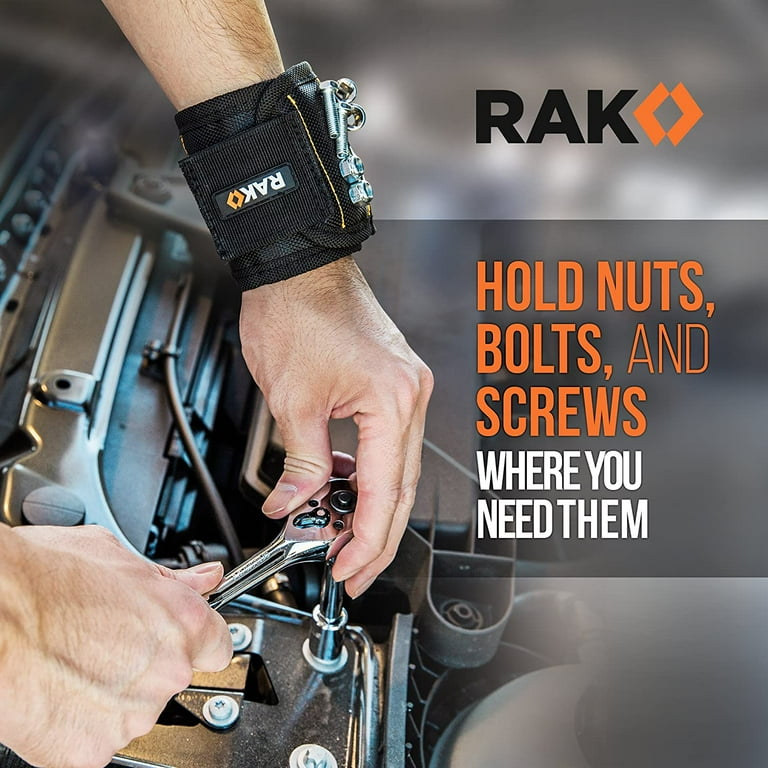 rak magnetic wristband with strong magnets for holding screws