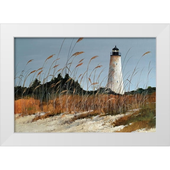 Bansemer, Roger 14x11 White Modern Wood Framed Museum Art Print Titled - Georgetown Lighthouse
