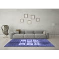 thumbnail image 3 of Ahgly Company Indoor Rectangle Oriental Blue Modern Area Rugs, 5' x 8', 3 of 4