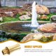 thumbnail image 3 of Cabezales de boquilla de latón para fuente, aspersor de estanque para torre de hielo, para jardín, patio, decoración exterior, accesorios y piezas de reparación., 3 of 7