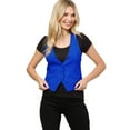 thumbnail image 4 of Made by Olivia Women's Dressy Casual Versatile Racerback Vest Tuxedo Suit Waistcoat, 4 of 6