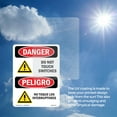 thumbnail image 5 of Do Not Touch Switches Bilingual OSHA Danger Vinyl Decal Label 5 Inch x 3.5 Inch - 10 Pack, 5 of 6