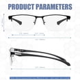 thumbnail image 2 of Gafas de lectura multifocales progresivas ZERPEET, paquete de 2, para hombre, 2 of 7