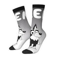 thumbnail image 2 of Saiise Bluey Funny Socks Men Women Adults Novelty Graphic Crew Tube Socks Crazy Design Casual Dress Socks for Sports,Running,Travel, 2 of 7