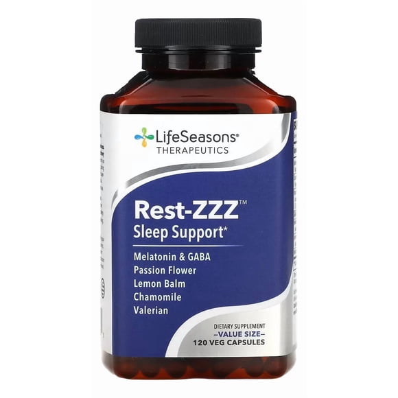LifeSeasons Rest-ZZZ -  Apoyo para el sueño- 120 Cápsulas