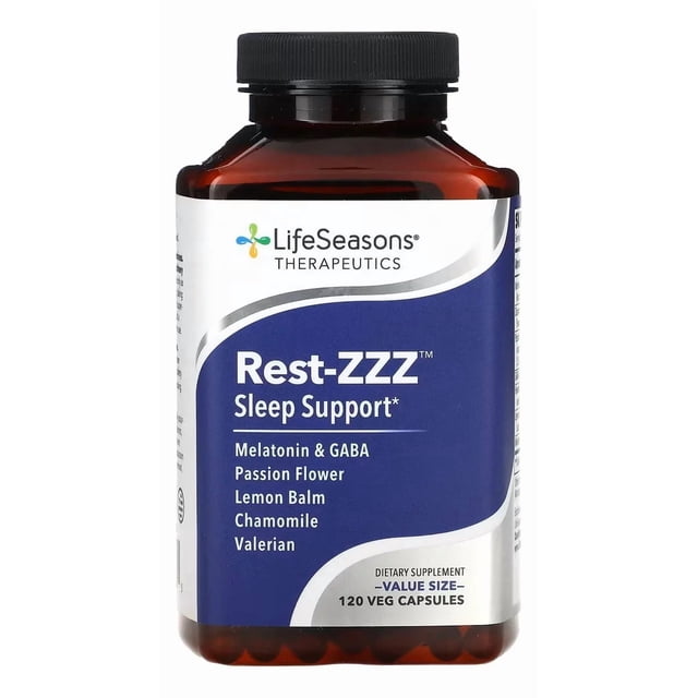 LifeSeasons Rest-ZZZ - Apoyo para el sueño- 120 Cápsulas