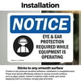 thumbnail image 3 of (2 Pack) PPE Multiple OSHA Notice Sign 14 Inch X 10 Inch Vinyl Label Decal Sticker Weather Resistant, UV Protected for Workplace, Business, and Construction Site, Made in the USA, 3 of 7