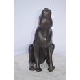 thumbnail image 5 of Nifao Rabbit Gazing Up Bronze Statue – Home Decor Sculpture, 8"L x 14"W x 16"H, 5 of 10