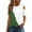 Army Green, variant on Inverlee Button Up Shirts for Women Casual Cold Shoulder Short Sleeve Tops Cute Loose Fit Solid Color T Shirts Classic Work Tunic Blouse Summer Fashion