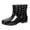 Black, variant on Wyzesi Knee High Boots Women Platform Buckle Top Rubber Baby Boots Water Women Rain Boot Rainproof Shoe Christmas Boots for Women