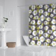 thumbnail image 2 of Waterproof Vintage Floral Daisy Shower Curtain 72x72 Inch Boho Style Polyester Unique Shower Curtain for Bathroom Hotel Home Decor with 12 Plastic Hooks, 2 of 5