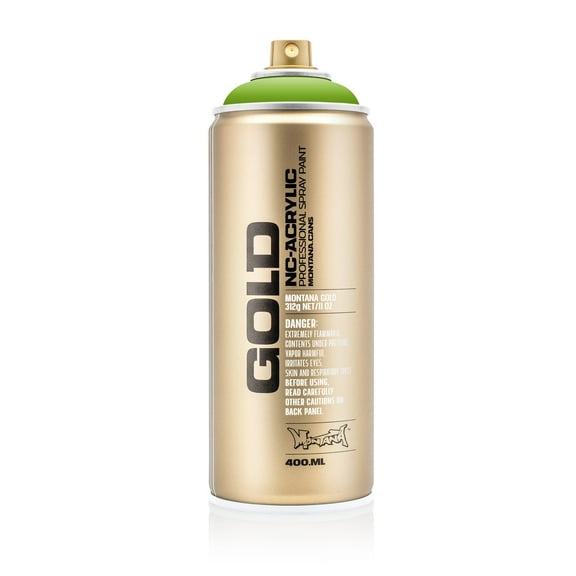 Montana Cans GOLD Spray Paint, 400ml, Lawn Green