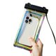 thumbnail image 1 of Funda impermeable para teléfono con cordón para pantalla táctil, transparente, a prueba de fugas, de PVC, universal, para playa, kayak, natación, flotante, funda protectora para teléfono celular., 1 of 7