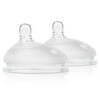 Olababy GentleBottle Silicone Replacement Nipple - 2 Pack - Fast Flow (6+ mo)