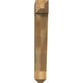 thumbnail image 2 of Ekena Millwork 6"W x 28"D x 40"H Traditional Craftsman Rough Sawn Bracket, Western Red Cedar, 2 of 13