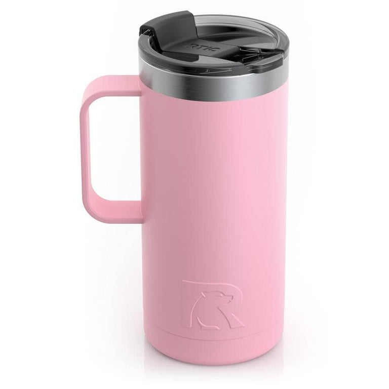 450ML Stainless Steel Coffee Cup Mug Handle Straw Lid Vacuum Flask Insulated  Coffee Mug Coffee Tumbler Cold Hot Water Bottle
