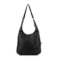 thumbnail image 5 of Karla Hanson Pack n Fold Foldable Hobo Crossbody Bag - Black, 5 of 7