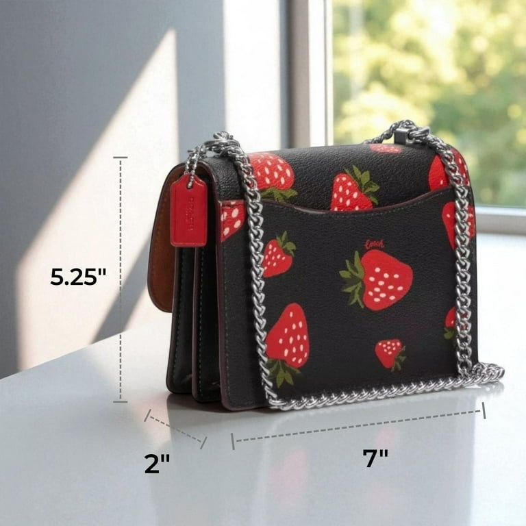 Coach Women's Mini Klare Crossbody With Wild Strawberry Print