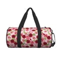 thumbnail image 2 of Fotbe Rose Flowers Pattern Foldable Sports Gym Bag with Wet Dry Pocket, Ultralight Travel Bag, Large Capacity Duffel Bag, Splash Proof Carry on Bag, Overnight Bag, Weekender Bag, 2 of 8