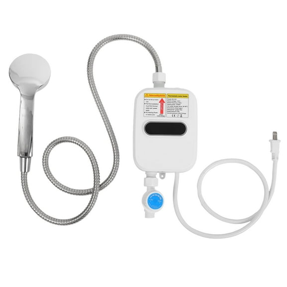 Supvox 1Pack Portable Instant Electric Water Heater for Home Use White