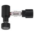 thumbnail image 2 of Adaptador de recarga de CO2, conector de cilindro de aluminio ASA con accesorio para soda G1/2-14, color negro, 2 of 14