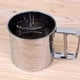 thumbnail image 2 of BRIGHTFUFU Taza tamiz de harina de acero inoxidable, colador de polvo, prensa manual, 1 ud., 2 of 8