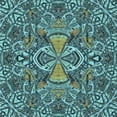 thumbnail image 1 of Ahgly Company Machine Washable Indoor Square Transitional Dark Blue Grey Blue Area Rugs, 8' Square, 1 of 7