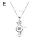 thumbnail image 3 of Collar para mujer, joyería para mujer, collar lujoso con corazón centelleante y cadena de cristal palpitante, regalo de San Valentín, collares de moda., 3 of 3