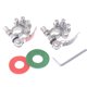 thumbnail image 1 of Juego de abrazaderas de terminal genéricas que reemplazan accesorios, abrazaderas profesionales para conectores de postes superiores, conectores de terminales para vehículos. Blanco, 1 of 9