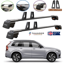 VOLVO XC90 SUV 2015-ONWARD Cross Bars Roof Rack Lockable Luggage Carrier Black
