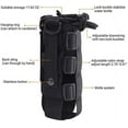thumbnail image 2 of BUZIFU Water Bottle Pouch Tactical MOLLE Adjustable Bottle Holder for Outdoor Walking Running Hiking Cycling, 2 of 7