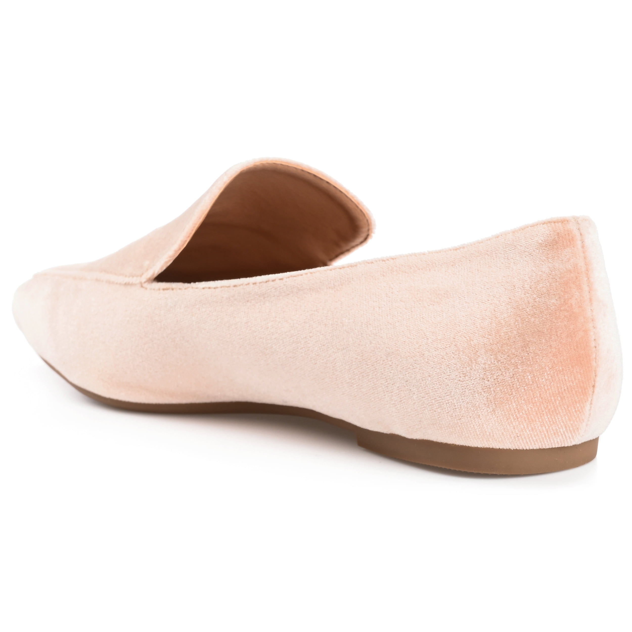 Journee Womens Silas Slip On Square Toe Loafer Dress Flats