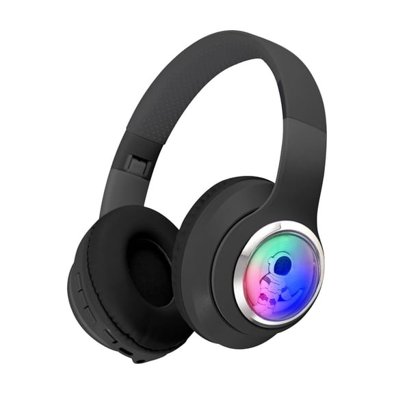 Bluetooth Headphones Noise Cancelling Headphones Wireless & Wired over Ear with Microphone for TV PC,Black
