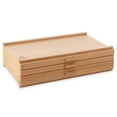 thumbnail image 2 of 7 Elements 3 Drawer Wooden Artist Storage Supply Box for Pastels, Pencils, Pens, Markers, Brushes and Tools, 2 of 7