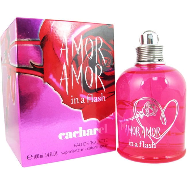 Cacharel Amor Amor In A Flash for Women Eau de Toilette, 3.4 oz