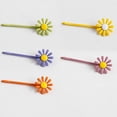 thumbnail image 5 of 10pcs Hair Pins Cute Daisy Hair Clip Hair Costume Accessories (Yellow+Orange+Green+Pink+purple each2), 5 of 5
