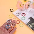 thumbnail image 4 of Uxcell 25mm Metal Spring O Rings Spring Gate O Rings Zinc Alloy  Snap Clip Trigger Black 12 Pcs, 4 of 6
