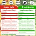 thumbnail image 5 of UpNourish Organic Fruits and Veggies Supplement - Support Diet Balance, Body Cleanse & Energy - 480 Fruits and Super Greens Capsules from Nature - Fruit and Vegetable Supplements For Adults & Kids, 5 of 5