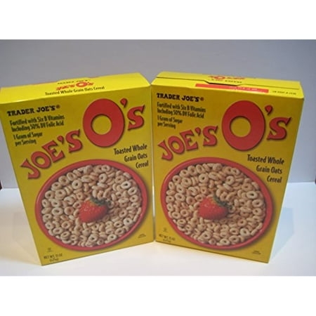 TJ Cereal, "Joes Os" Toasted Whole Grain Oats Cereal, 15 Oz Bundle