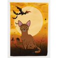 thumbnail image 1 of Carolines Treasures BB4436GF Halloween Abyssinian Cat Flag Garden Size, 1 of 3