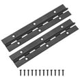 thumbnail image 1 of Uxcell 2-Pack Bisagras Continuas y de Piano Negras, 6x1.2x0.04" Acero Inoxidable 304 con Tornillos para Puertas de Armarios, 1 of 1