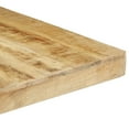 thumbnail image 3 of vidaXL Dining Table 160x80x76 cm Rough Mango Wood, 3 of 5