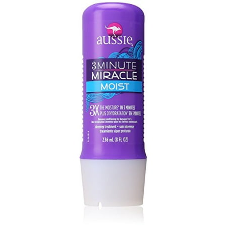 Aussie 3 Minute Miracle Moist Deep Conditioning Treatment 8 Fl (Best Drugstore Deep Conditioning Treatment)