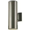 thumbnail image 1 of Westinghouse Lighting 6797500 Two-Light Outdoor Wall Fixture, Polished Graphite Finish on Steel Cylinder,, 1 of 5