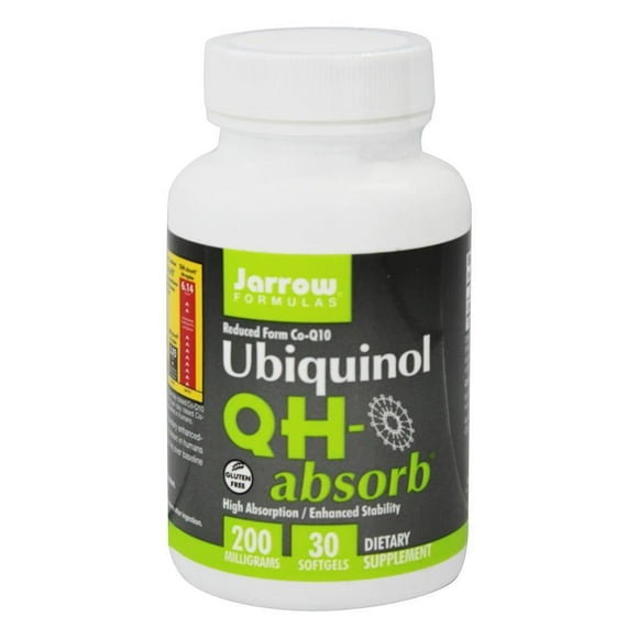Jarrow Formulas - Ubiquinol QH-Absorb 200 Mg. - 30 Gélules