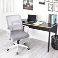thumbnail image 2 of Hygge Ergonomic Lumbar Support Mid Back Adjustable Mesh Home Office Computer Desk Chair, Gray, 2 of 9