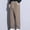 Khaki Athletic Pants for Men, variant on Men's Baggy Pants Tie Front Drawstring Waist Corduroy Pants Casual Loose Straight Leg Pants Trousers Gray 4