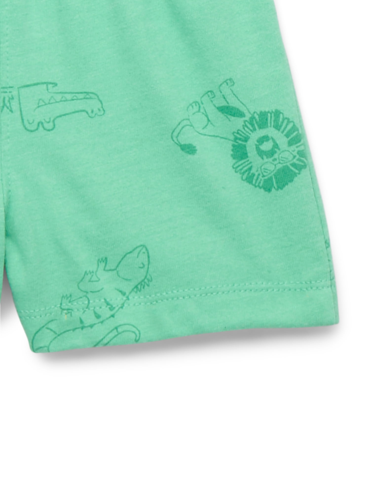 Garanimals Baby Basic Printed Jersey Shorts, Sizes 0-24 Months