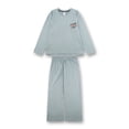 thumbnail image 1 of Sanetta Pijama largo para niñas - Adolescentes, estampado con eslogan, jersey sencillo Verde claro 152, 1 of 3