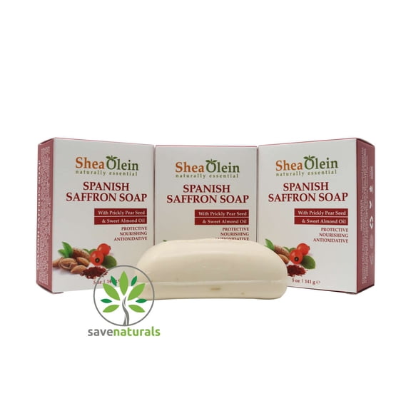 SPANISH SAFFRON SOAP WITH PRICKLY PEAR SEED & SWEET ALMOND OIL